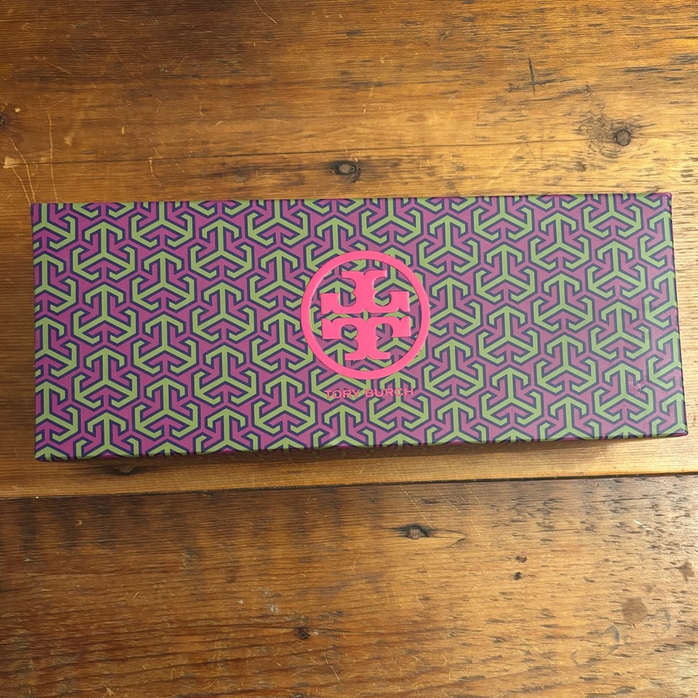 Tory Burch patterned shoe box/gift box
